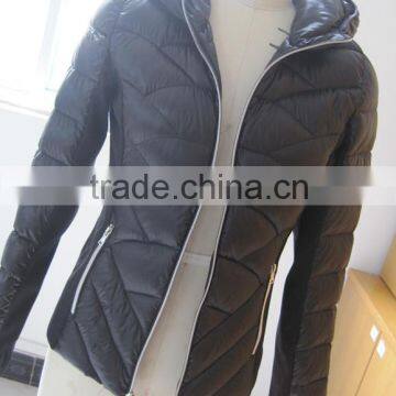 low price good quality lady's winter coat made from down