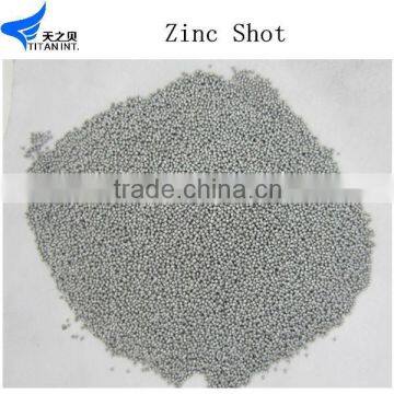 Abrasives high quality zinc shot Zn:99.99%