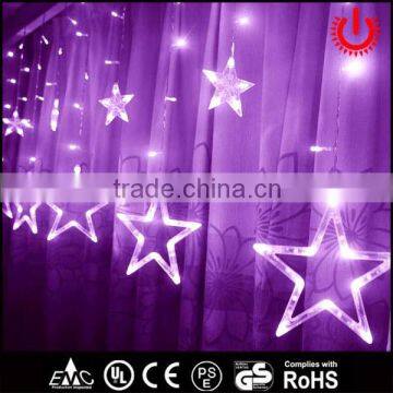 LED purple wedding decorative icicle lights