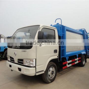 High efficency dongfeng 4CBM small garbage truck 6 ton