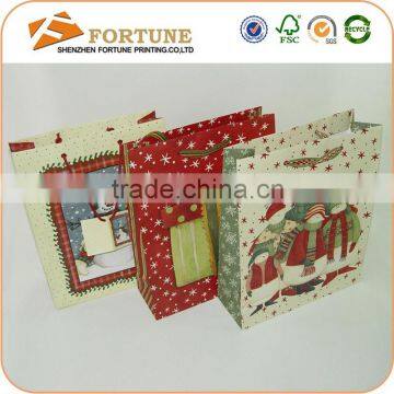 Custom Christmas Packaging Gift Paper Bag Manufacture