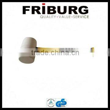 RUBBER HAMMER WITH FIBERGLASS HANDLE