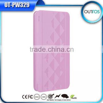 Fashion design high capacity power bank 8000mah