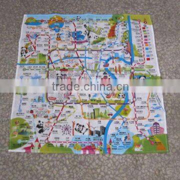 attractions tourist map bandana,guide map bandana