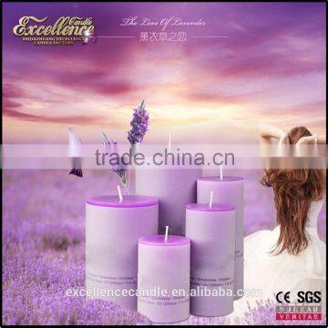 2016 Romantic and Decorative 3*8 Pillar Scented Candle in Bulk Supplier's Choice photo-3