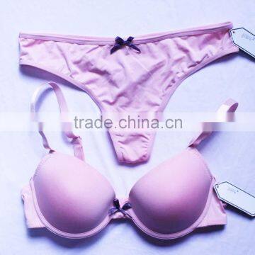 China bra manufacturer girls basic bra set simple design young ladies bra and panties                        
                                                                                Supplier's Choice