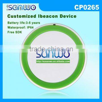 IP65 waterproof BLE4.0 80M range ibeacon accelerometer ibeacon tag