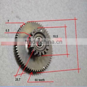 17/60 teeth Second ATV starter tooth wheel for ATV spare parts