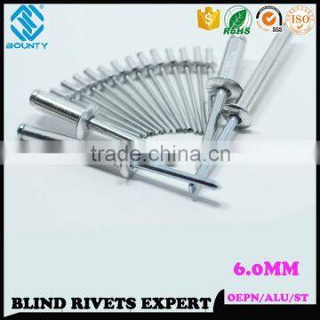BOUNTY FACTORY 6.0MM POP RIVETS