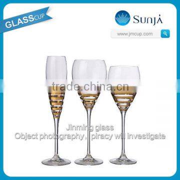 Mexican blown glass copper goblet brass goblet india glass factories brass decorated glassware spiral wine glass goblet india