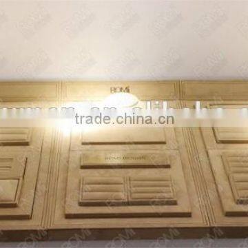 new arrival jewelry display fine suede jewellery counter display