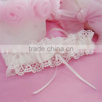 Withe Fabric Lace Elastic Wedding Garter,Sexy Girl Garter Wedding Garter White