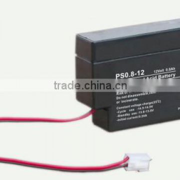 Sealed lead acid battery 12V 0.8AH, toy battery