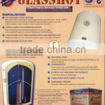 DANA GLASSLINED WATER HEATER - UAE/INDIA/AFRICA/QATAR/BAHRAIN/KUWAIT