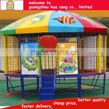 2016 Popular outdoor fitness professional kids bouncer trampolines