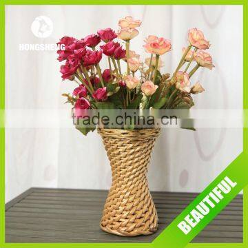 Hot Sale decorative wicker flower vase wholesale