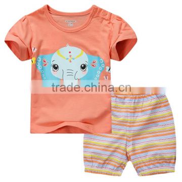 boys stripe short kids boys t shirt wholesale cartoon baby girls clothing sets