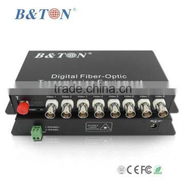 8 Channels Fiber Optical Converter Audio Video