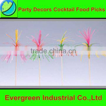 palm frilled pick for decoration