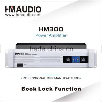 HM300 professional power amplifier 300W of sound system