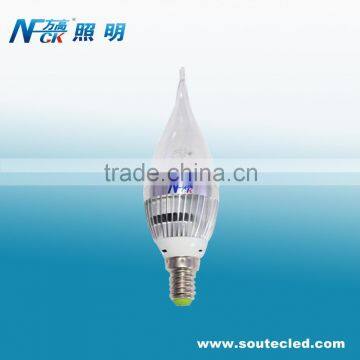 led candle lamp e14 dimmable e14 led candle bulbs 3w 5w led light candle