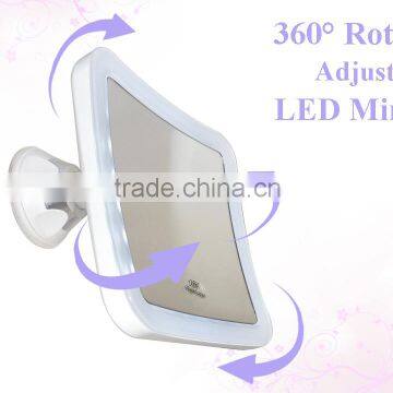 Makeup Mirror Led Lighted Powerme Bathroom Mirror Swivel Suction Mirror photo-5