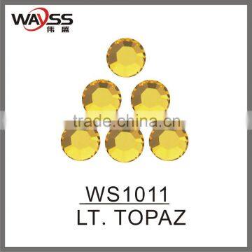 Lt . Topaz Cheap Loose Rhinestones For Clothing