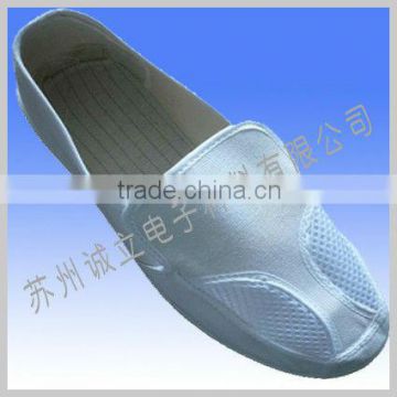 PVC ESD two eyes shoes for cleanroom