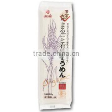 Without using salt 'Hakubaku' organic zero-salt thin noodle 'soumen' 300g 12packs