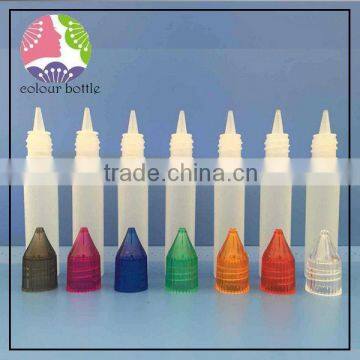 trade assuranc plastic / glass 30ml unicorn bottle dropper DIY pen plastic bottle with mix color caps