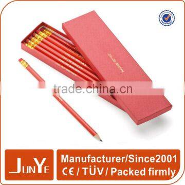 Top quality eco custom made logo print paper pencil box