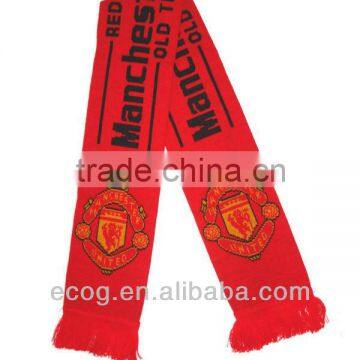 2016 new promotional football fan scarf