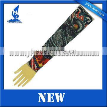 disposable fake spandex mesh Nylon cartoon tattoo sleeves,custom tattoo sleeves,fake tattoo sleeves