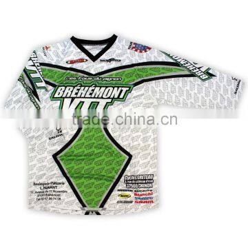 Wholesale 100%polyester Motocross Jerseys / BMX Jerseys / Custom Motocross Jerseys