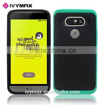 IVYMAX new products promotional bumblebee pattern pc bumper soft tpu back cover case for LG G5 android celulares