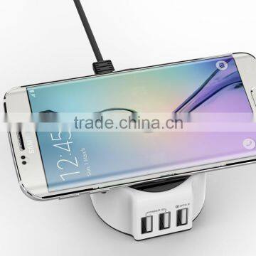 2016 new consumer electronics 3 usb charger 1 wireless charger