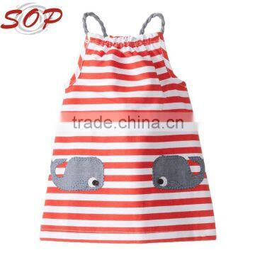 New Style Beautiful Designs Custom Baby Girls Cotton Dress For Wholesale