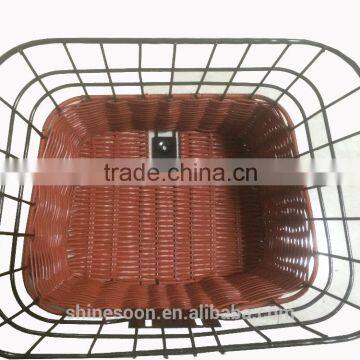 2016 Removable Bicycle Basket Wholesale Custom Cheap Pet Dog Bike Basket photo-3