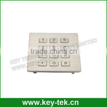 2016 New IP65 Wholesale USB PS2 Metal Numeric Keypad photo-3