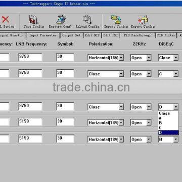 DVB-S DVB-S2 to Asi 7in1 Receiver (6*DVB-S DVB-S2+ASI IN,ASI Out) photo-2