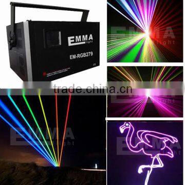 5.5w RGB analog laser light with SD+wireless , animation laser/outdoor christmas laser light for trees