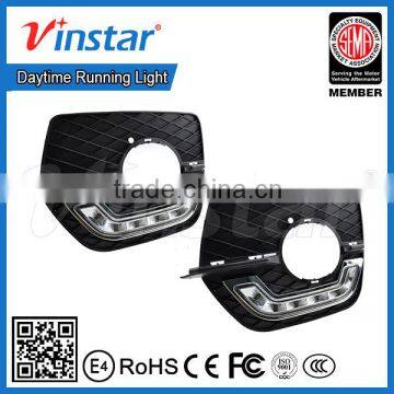 2pcs LED daytime running light with fog lamp cover for 2008-2012 X6 E71