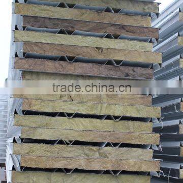 Insulated Mineral Wool roof sandwich panels