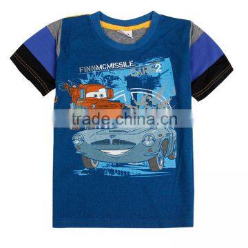 (C2612) 2-6Y wholesale kids clothing nova baby kids printed boys' summer t shirts