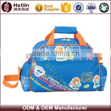 SUPER FOOTBALL Blue Polyester Cheap Kids Travelling Sport Bags