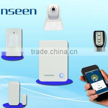 Home Security Equipment IP Based Intruder Alarm with IP Camera integrated