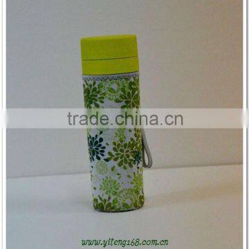 Fashion neoprene stubby holder with bottom