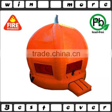 cute custom christmas pumpkin kids toys, used indoor inflatable jumper for children games