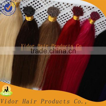 Any color I-tip hair human hair extensions any color you can choose human hair extension