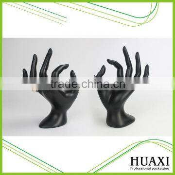 White & Black Hand Model Resin Jewelry Stand for Rings Show